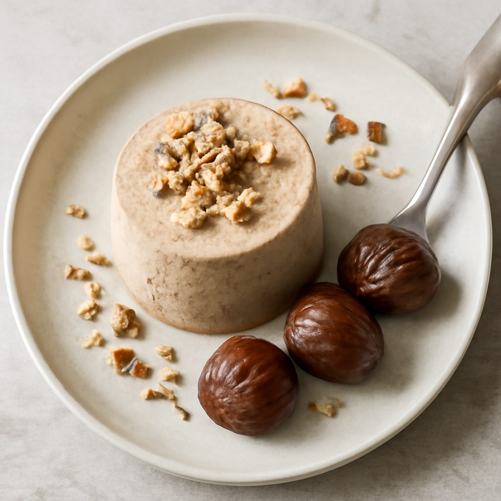 Semifreddo alle castagne proteico low-carb