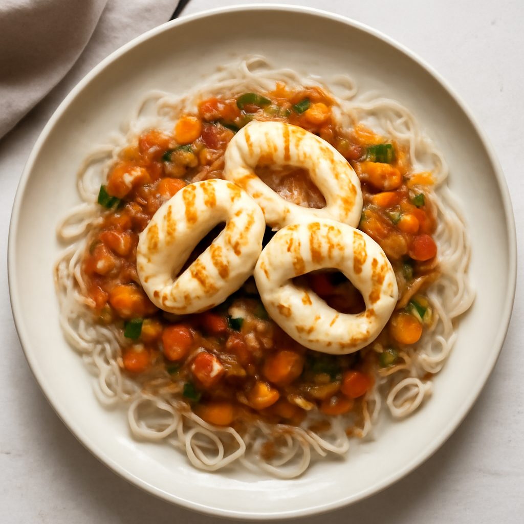 Seppie in salsa di verdure con shirataki Low Fat
