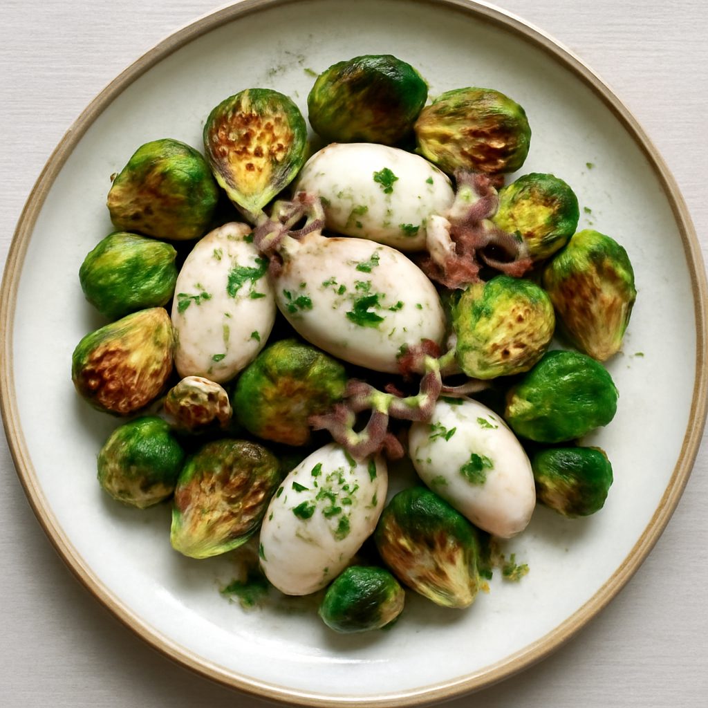 Seppioline ai Cavoletti di Bruxelles Proteico Low-Carb