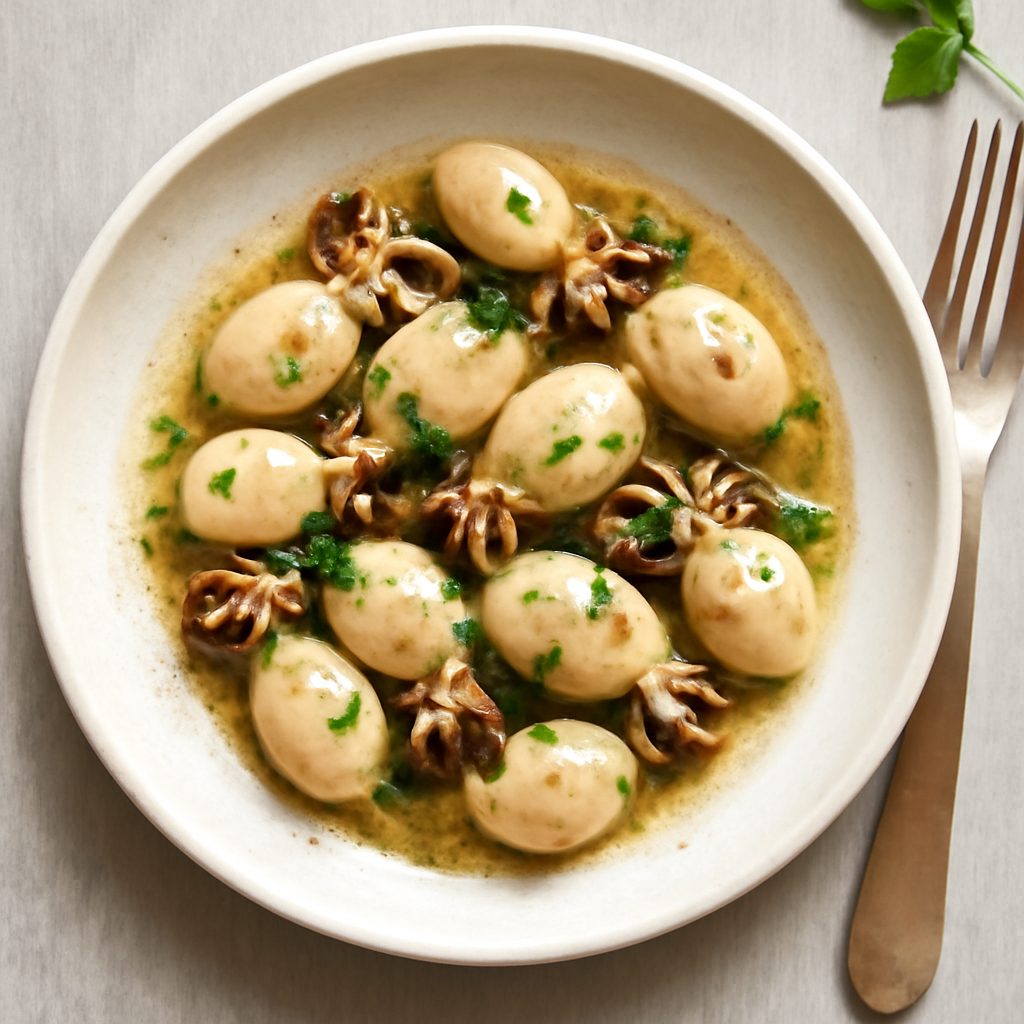 Seppioline al vino bianco proteiche low-carb