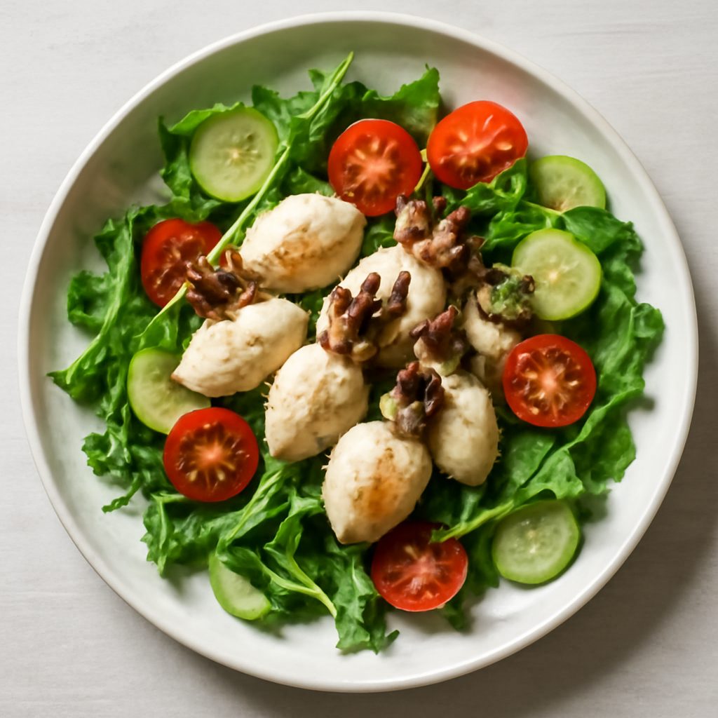 Seppioline con verdure e shirataki
