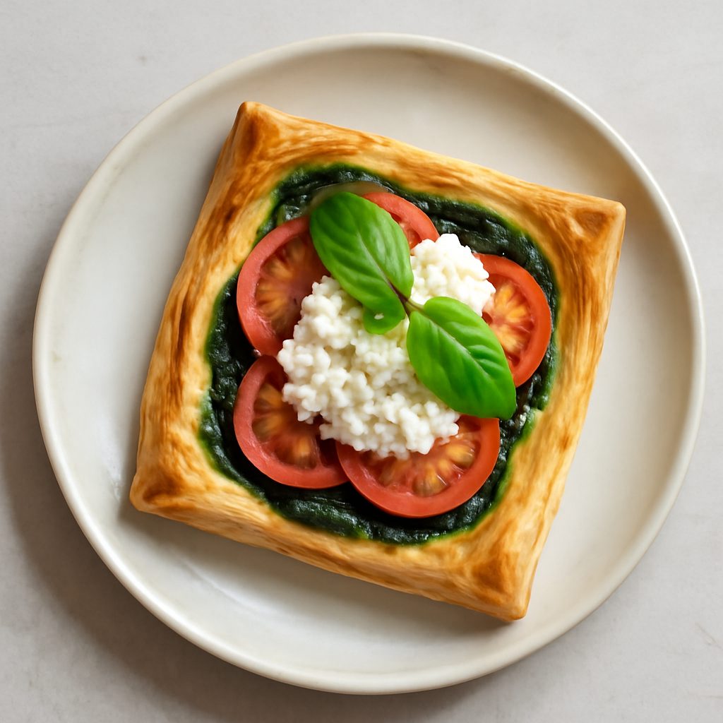 Sfogliatina di porri e finocchi al caprino Low Fat
