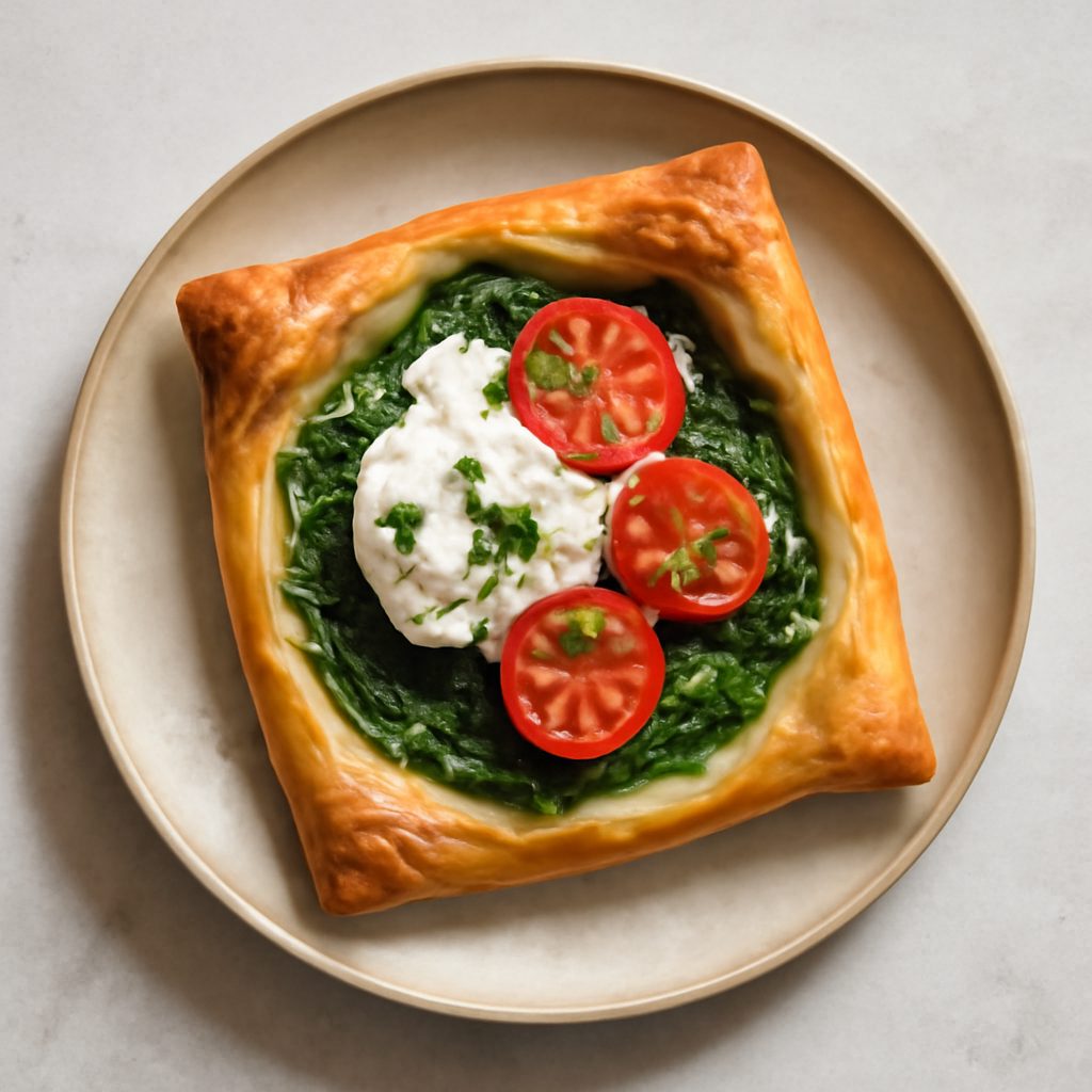 Sfogliatina proteica di porri e finocchi al caprino low-carb