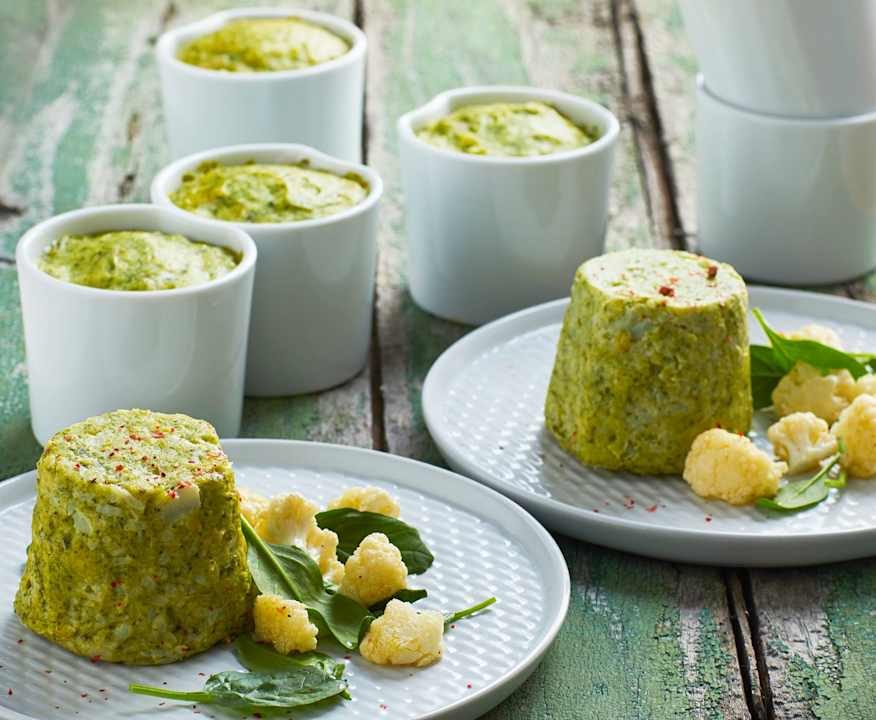Sformato di cavolfiore e spinaci Protein