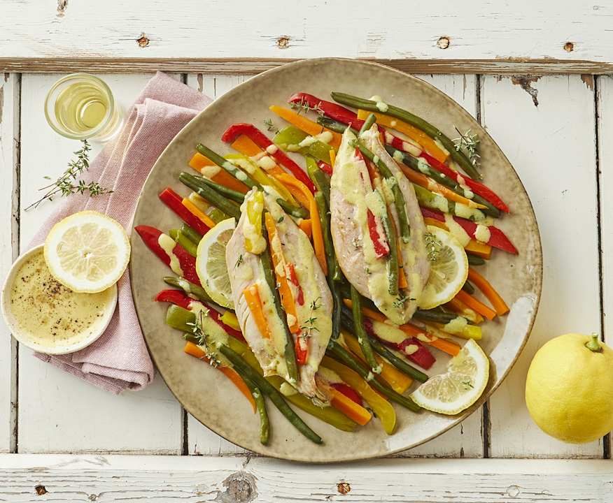 Sgombro con contorno di verdure Low Carb