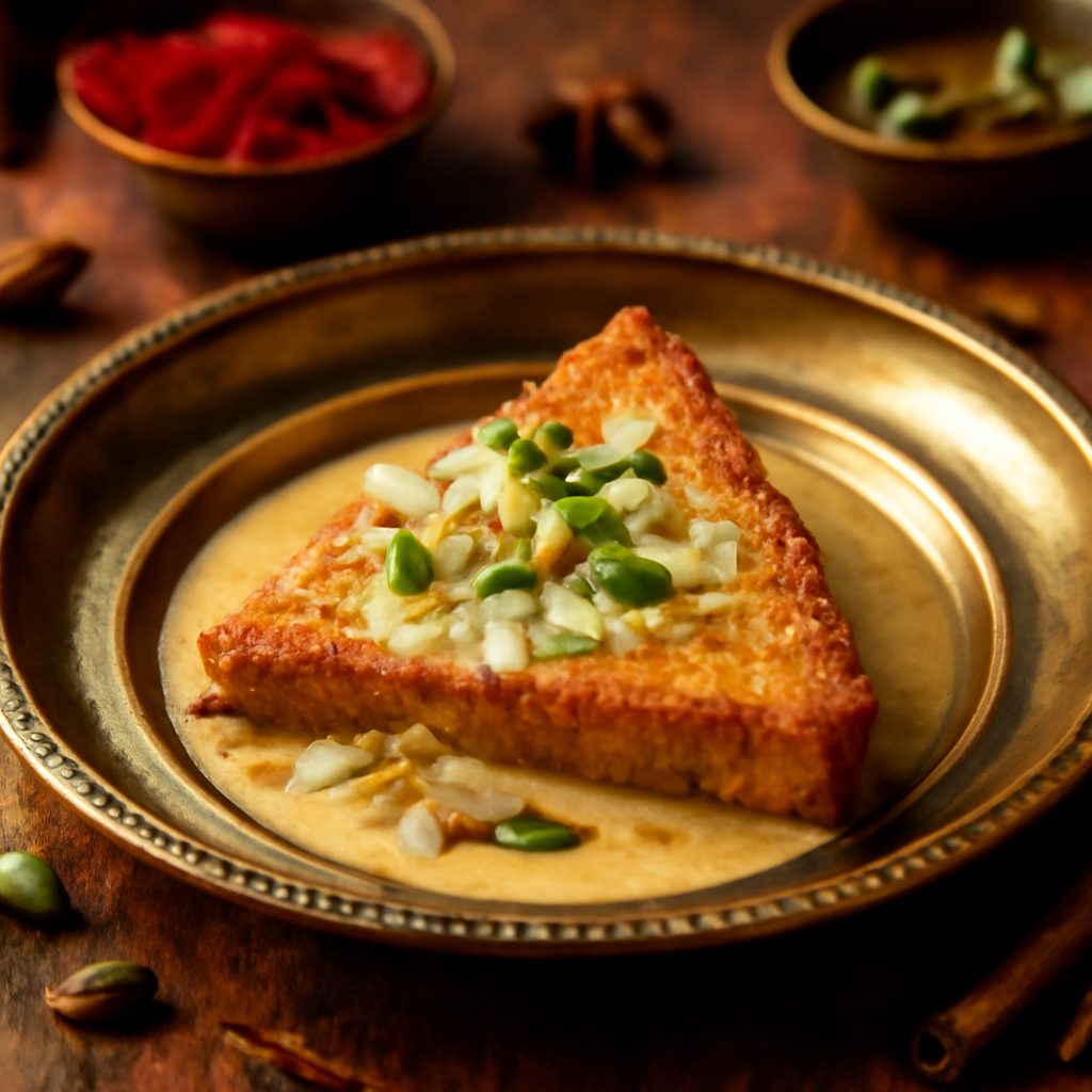Shahi Tukra - Budino di Pane all'Indiana