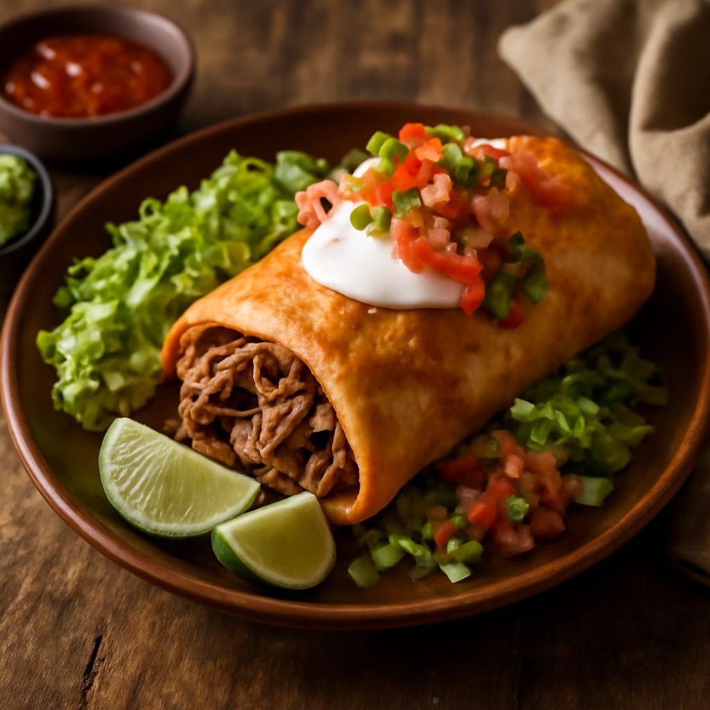 Chimichangas di manzo sfettato Low Carb