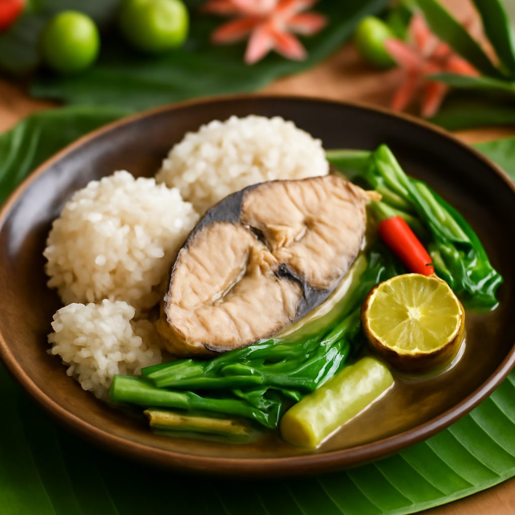 Sinigang na Bangus - Brodo di Pesce Milkfish con Tamarindo Low Fat
