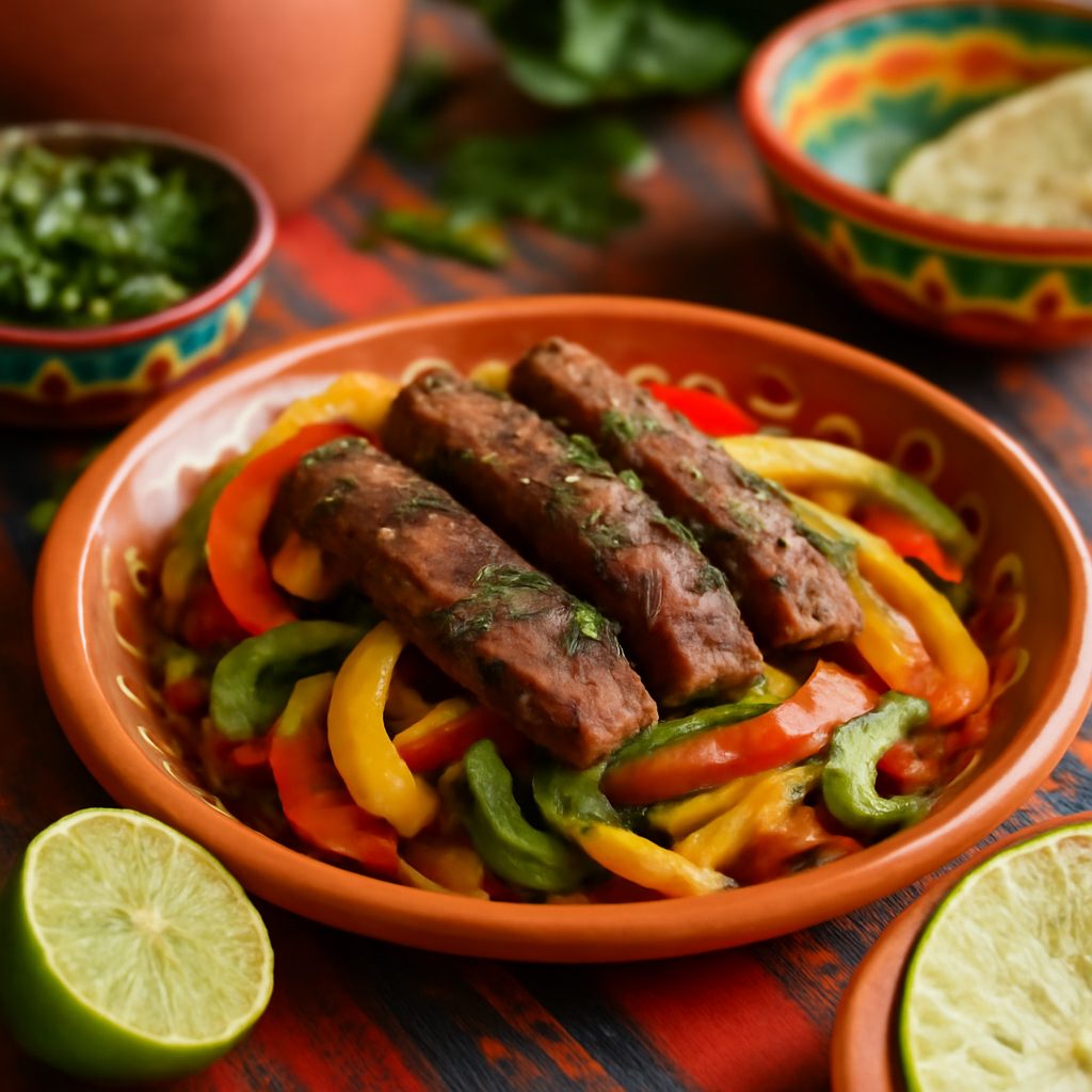 Sizzling Steak Fajitas Light Low-Carb