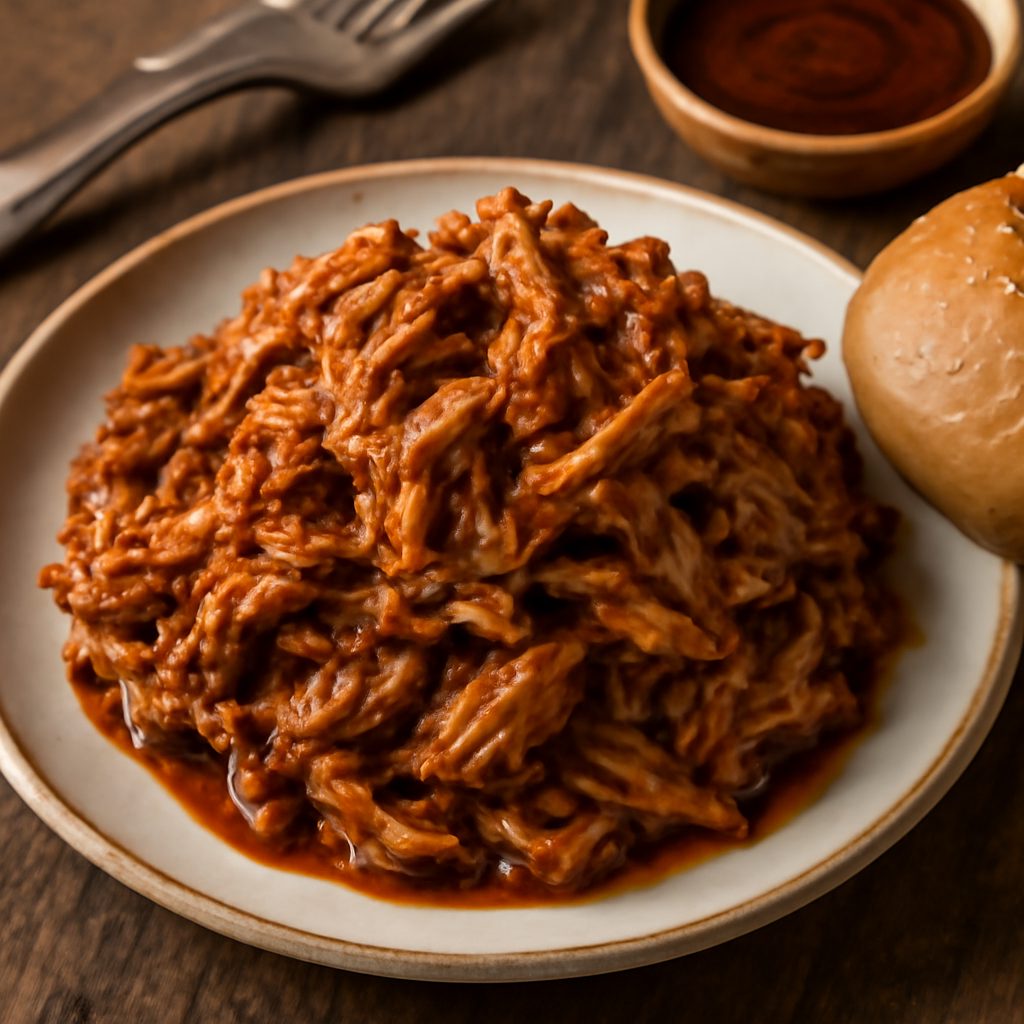 Pollo BBQ Affumicato in Pentola a Cottura Lenta nello Stile dell'Alabama