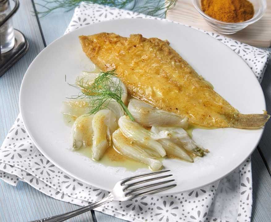 Sogliole e finocchi con curry al Varoma Low Fat