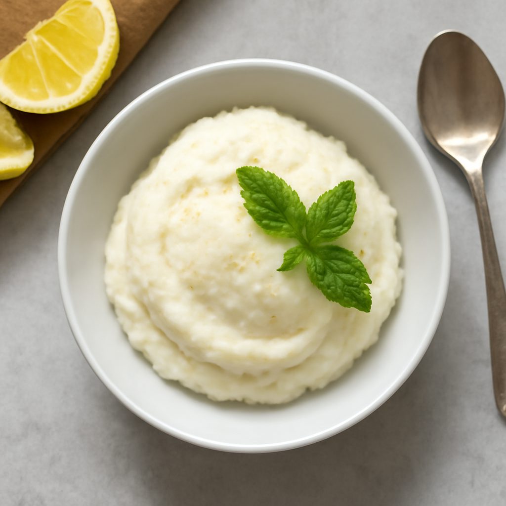 Sorbetto al Limone Proteico Low-Carb