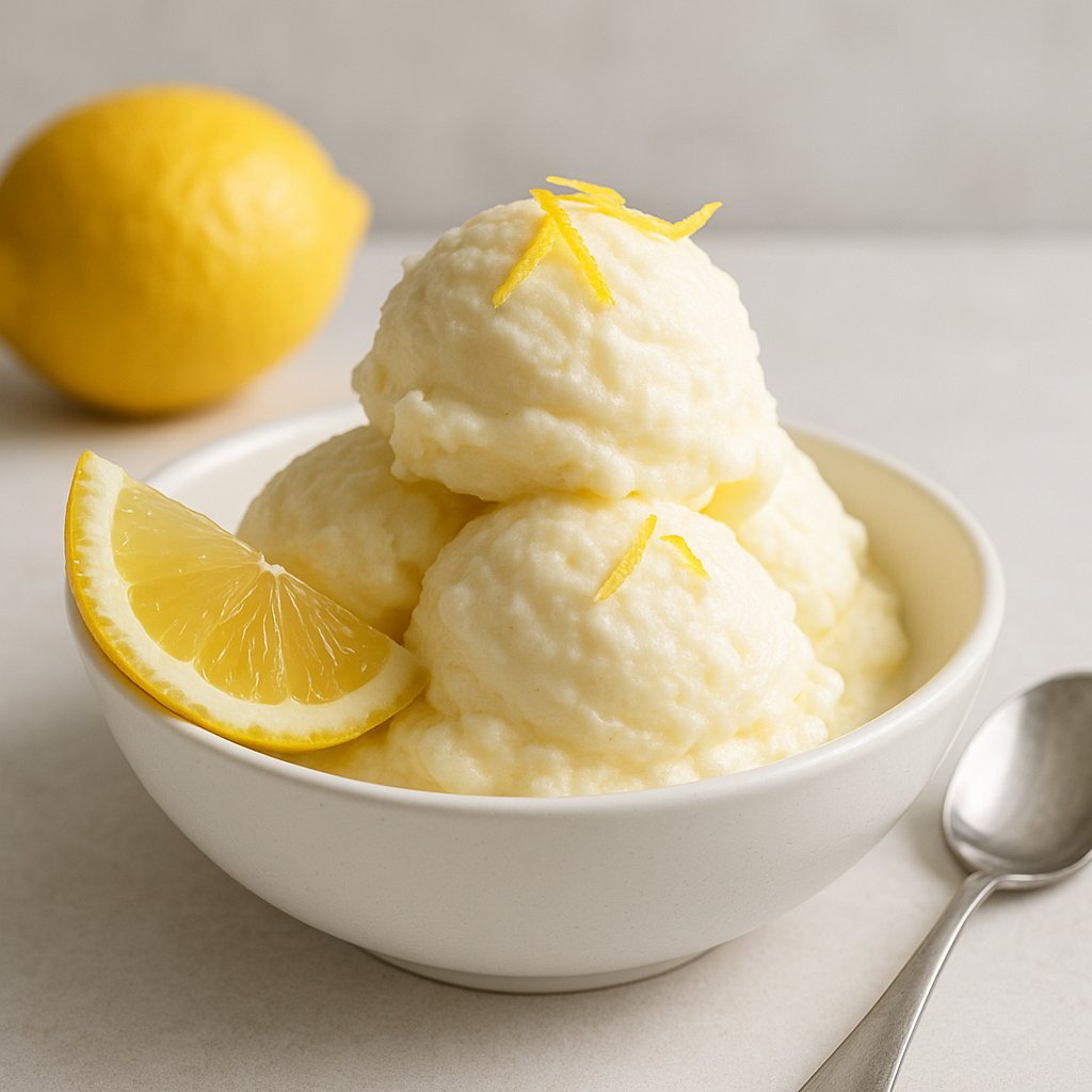 Sorbetto al limone proteico
