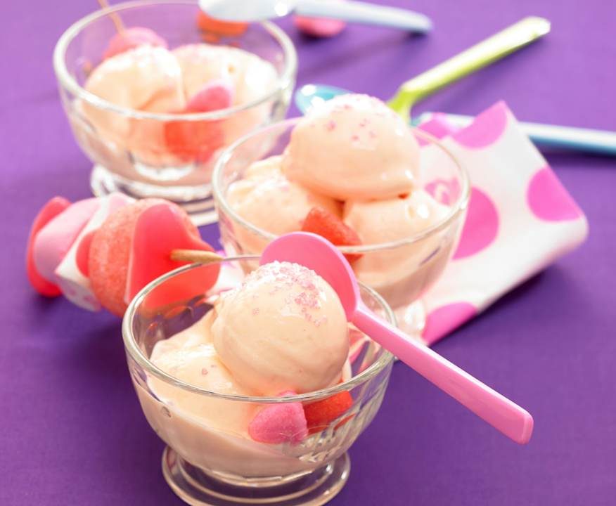 Sorbetto alle caramelle fragoline Low Carb