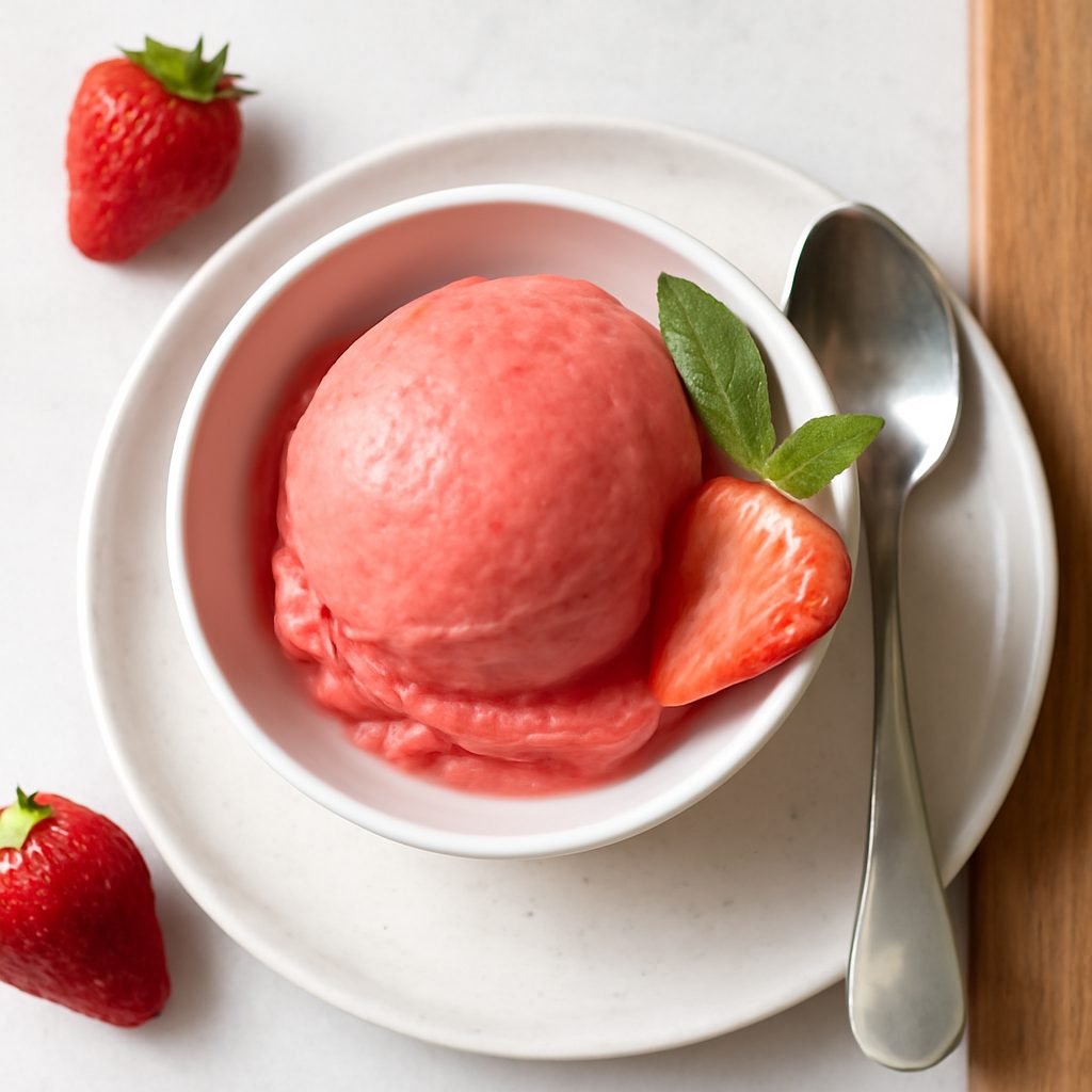 Sorbetto alle fragole