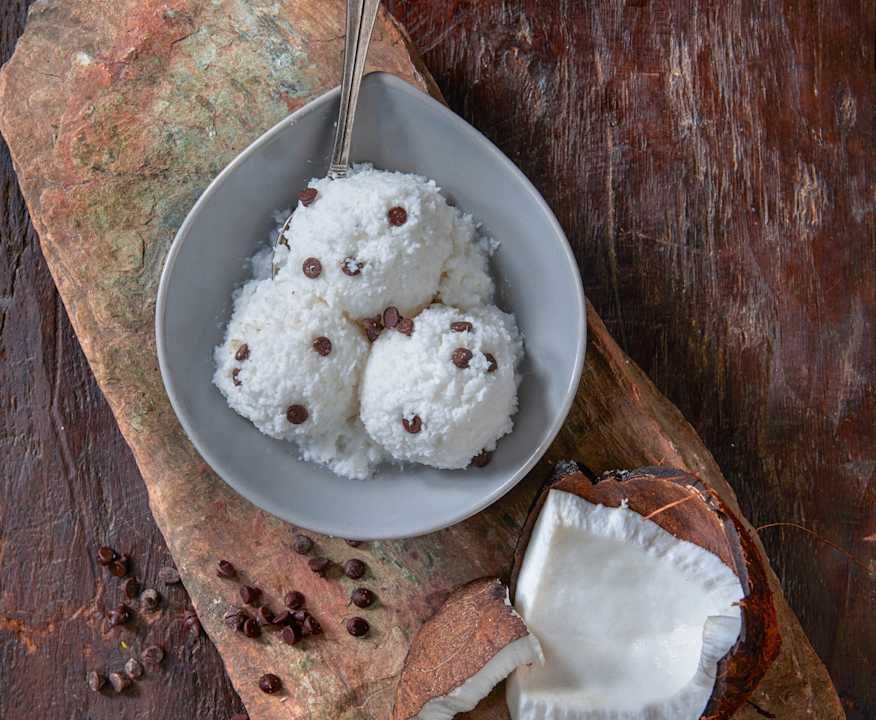 Sorbetto cocco e cioccolato