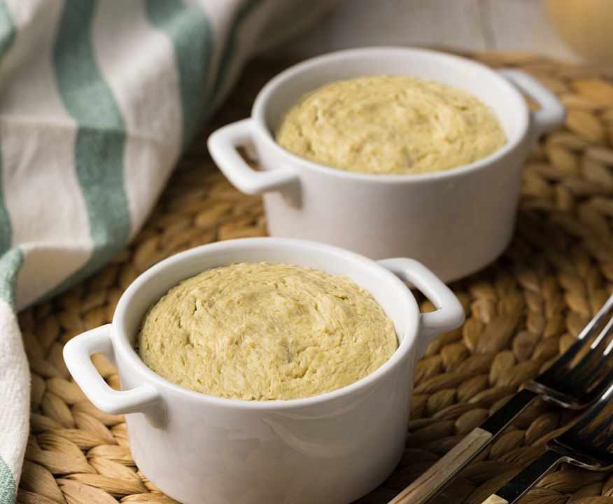 Soufflè ai cardi al vapore Low Carb