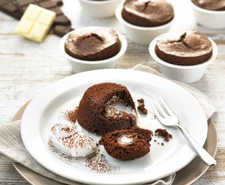 Soufflè ai due cioccolati Low Carb