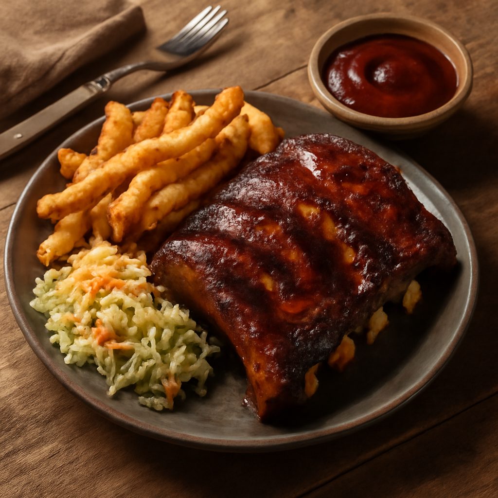 Costine di Maiale BBQ alla Griglia in Stile Southern
