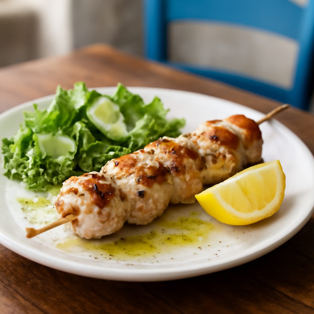 Souvlaki di Pollo con Tzatziki