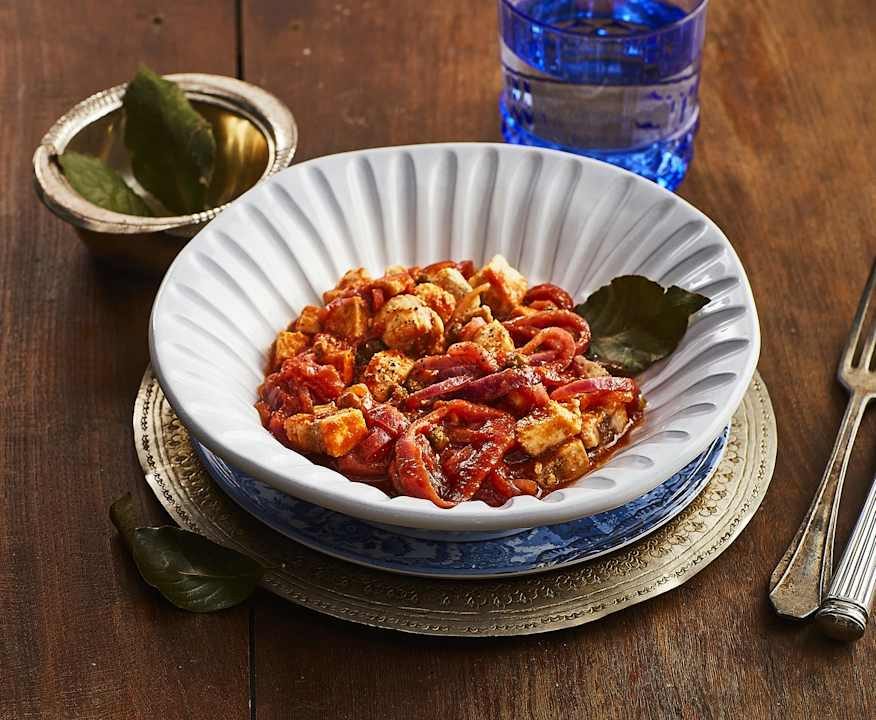 Spezzatino di pesce spada a Cottura Lenta