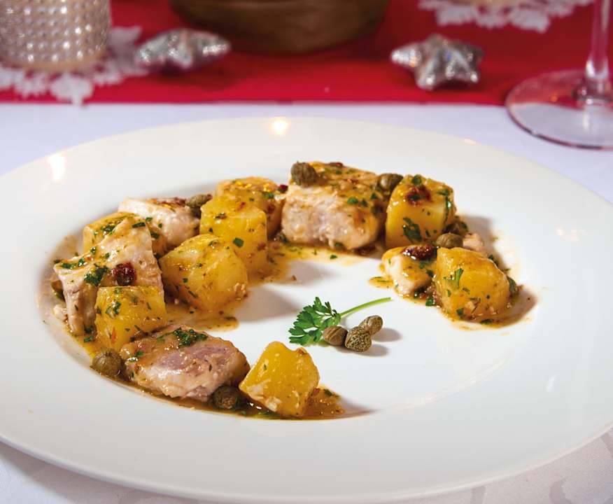 Spezzatino di ricciola agli agrumi Low Fat