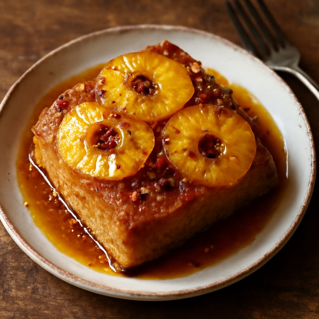 Torta Rovesciata all'Ananas Piccante