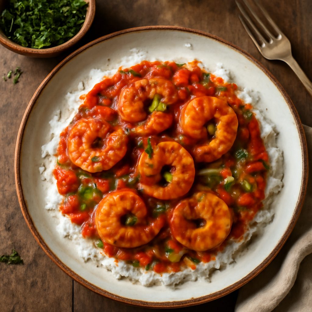 Gamberetti alla Creola Piccante