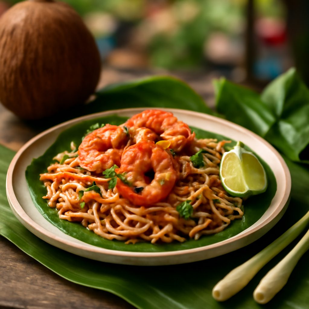 Spicy Shrimp Pad Thai Low-Carb