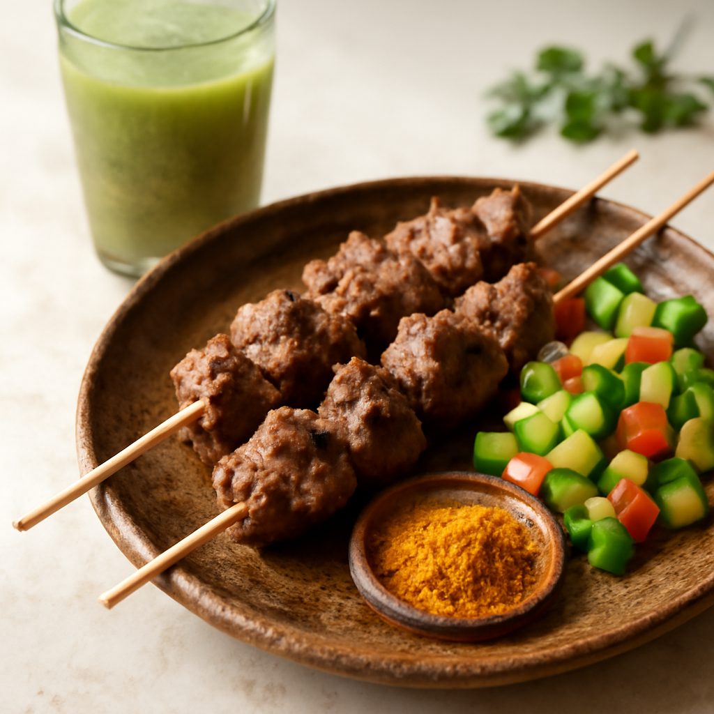 Spiedini di agnello marocchini light