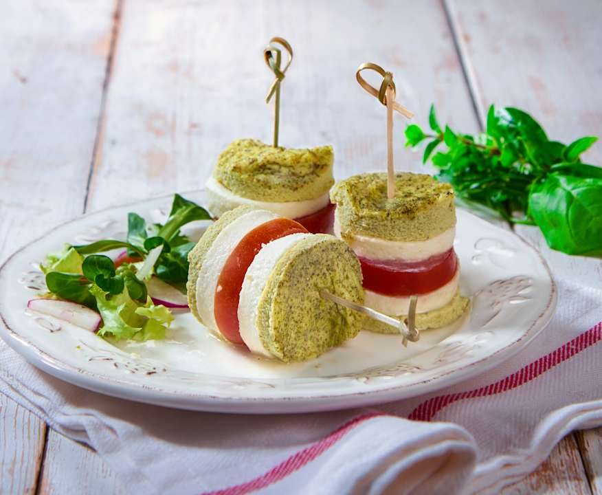 Spiedini di frittata alle erbe Low Carb