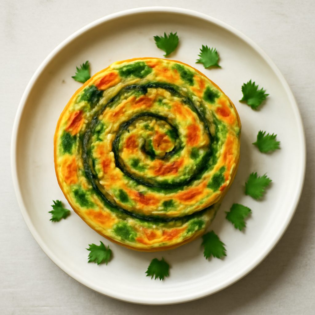 Spirale di Frittata Arlecchino