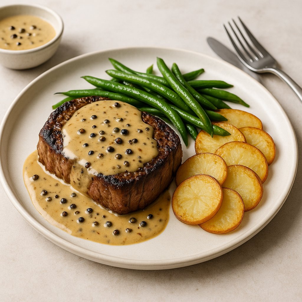 Steak au Poivre Low Carb