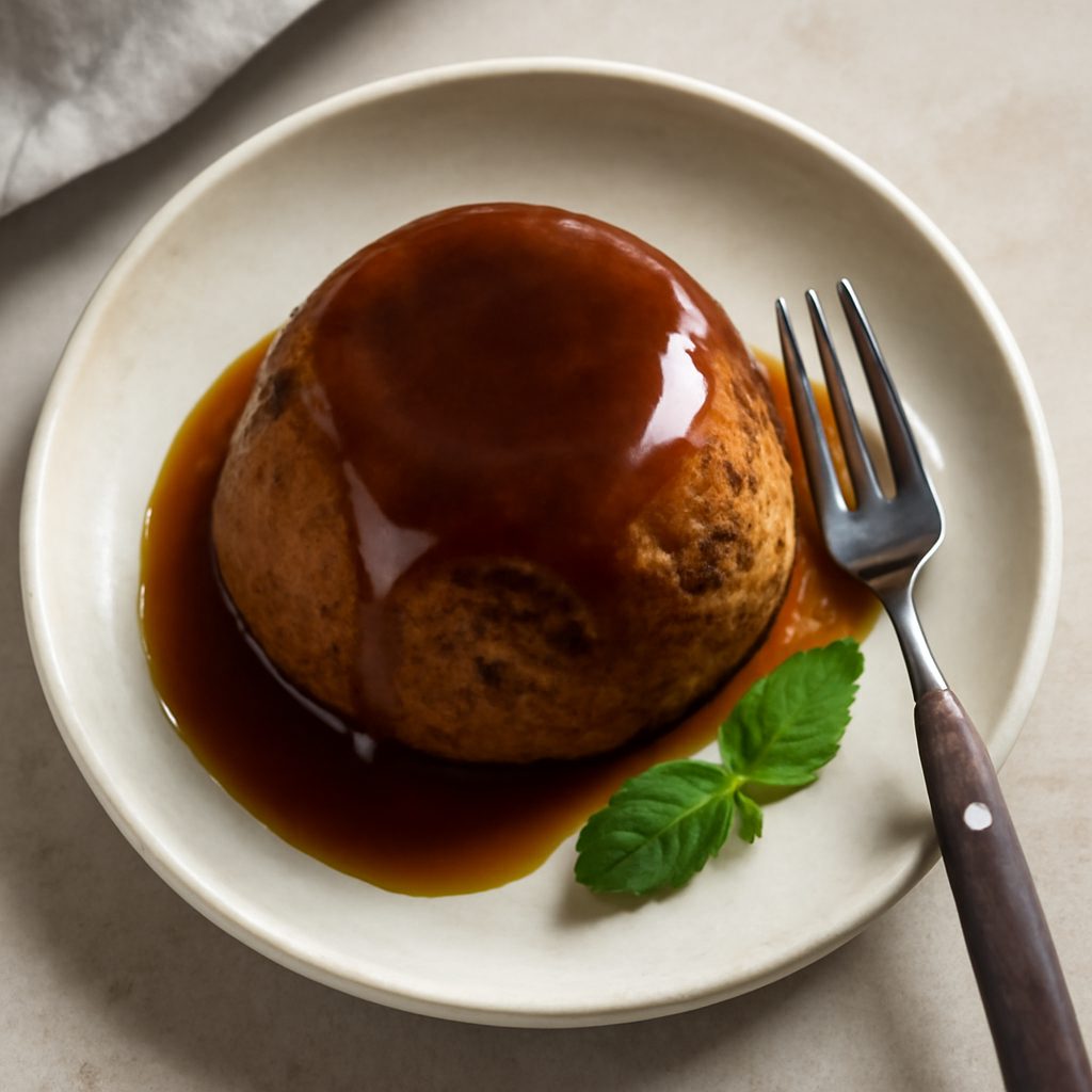 Sticky Toffee Pudding Proteico Low-Carb