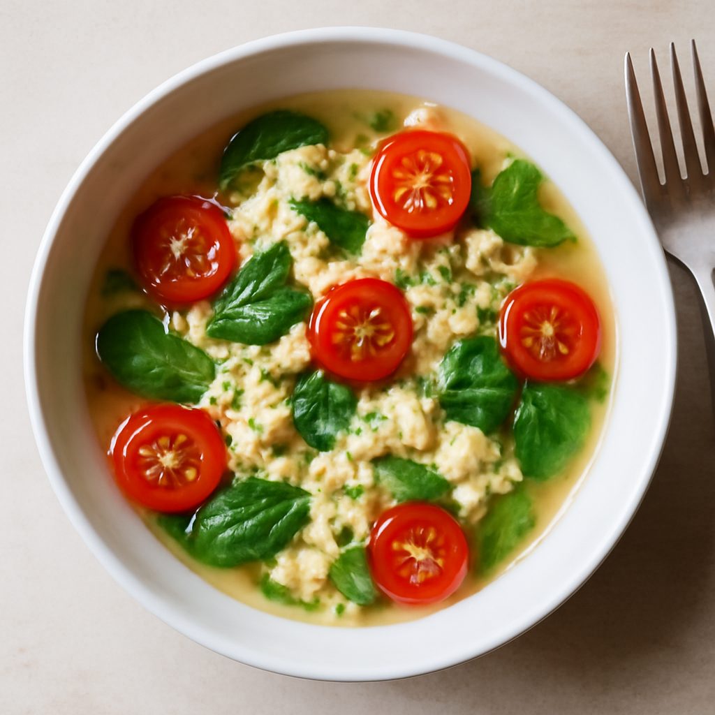Stracciatella Proteica Low-Carb