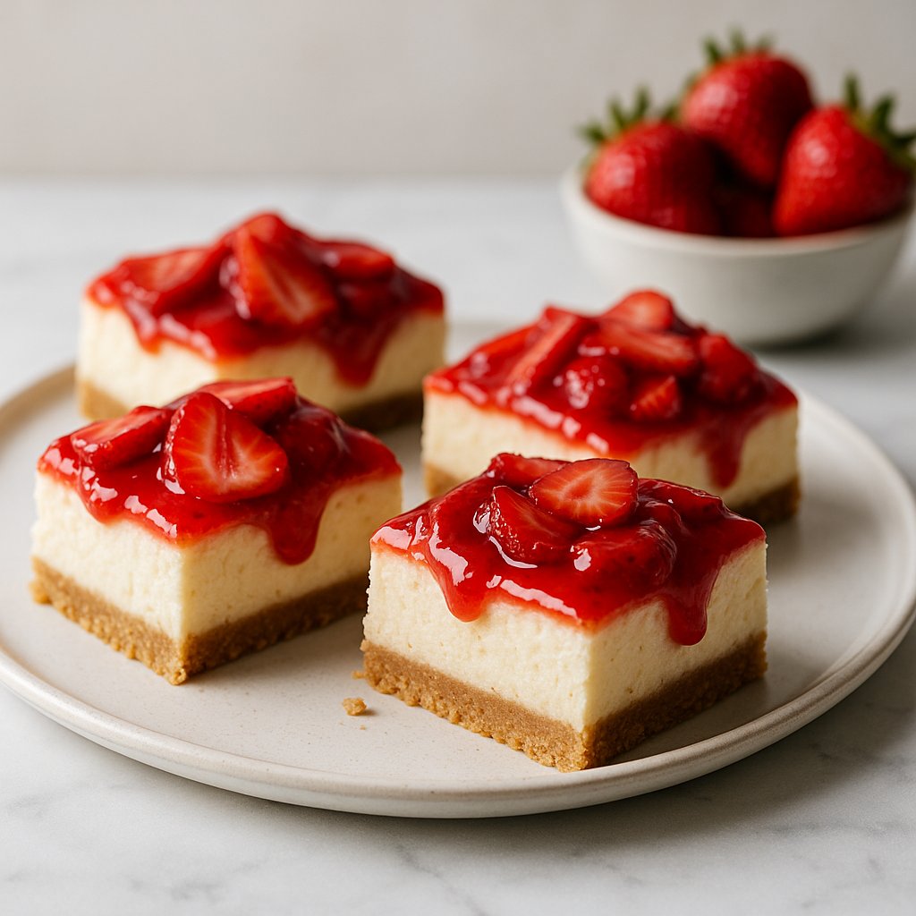 Strawberry Cheesecake Bars Protein