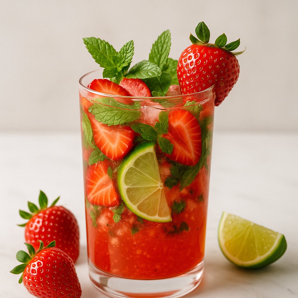 Strawberry Mojito Low Fat