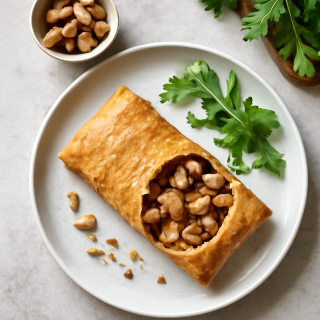 Strüdel alle pere e nocciole proteico low-carb con salsa alla vaniglia