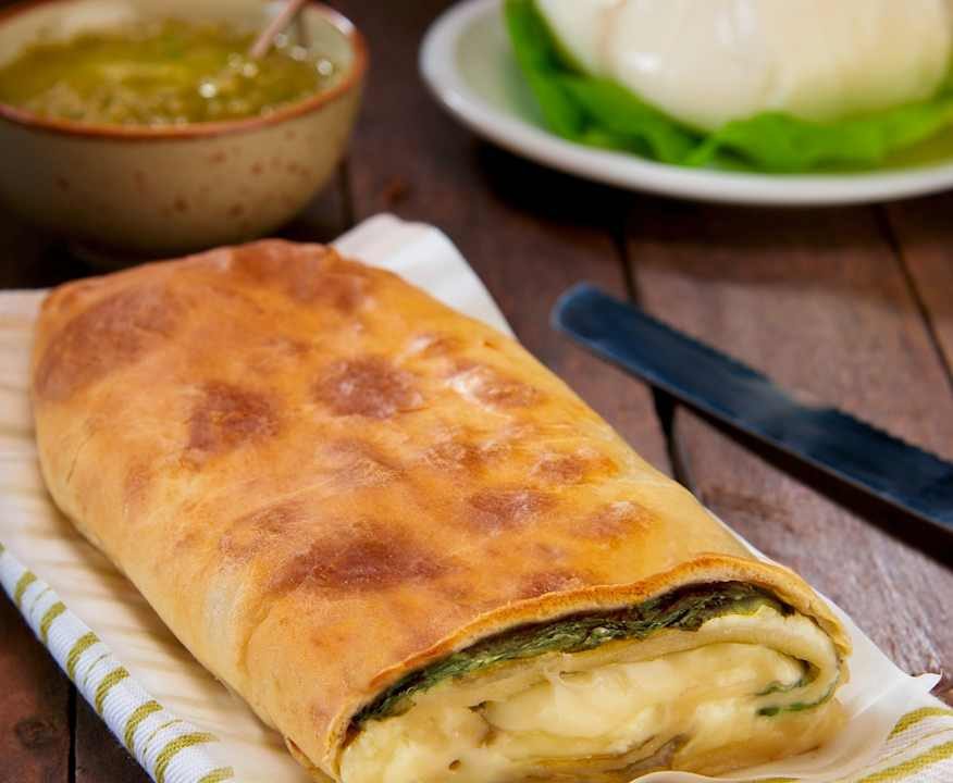 Strudel di lattuga e burrata Low Fat