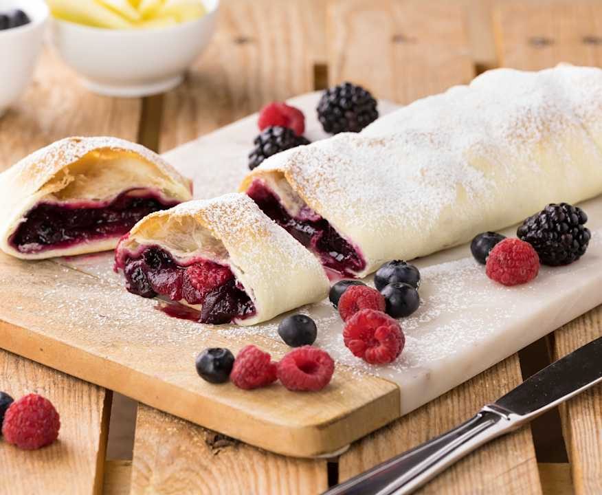 Strudel di frutti di bosco (senza pasta sfoglia) Protein