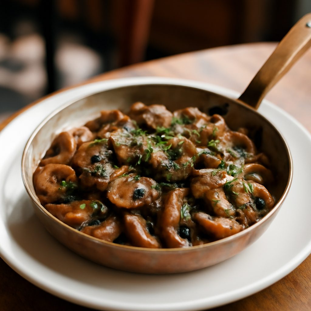 Stufato di Funghi alla Francese