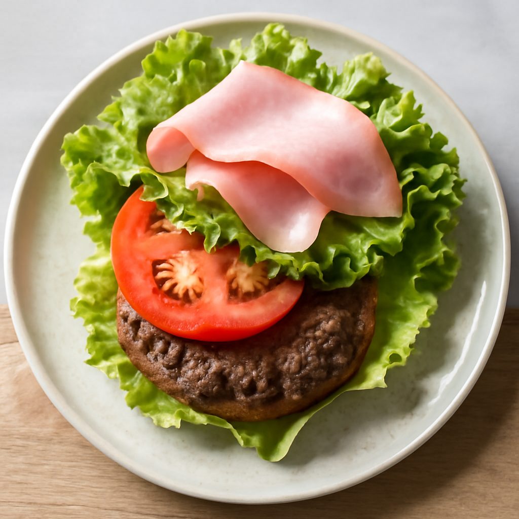 Super Ham-Burger Proteico Low-Carb
