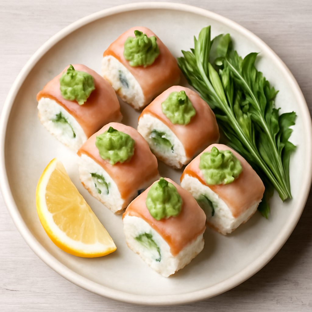 Sushi allo spada affumicato proteico low-carb
