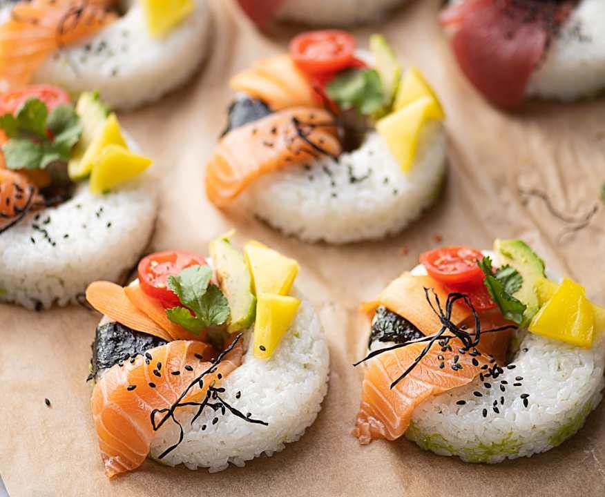 Sushi donuts