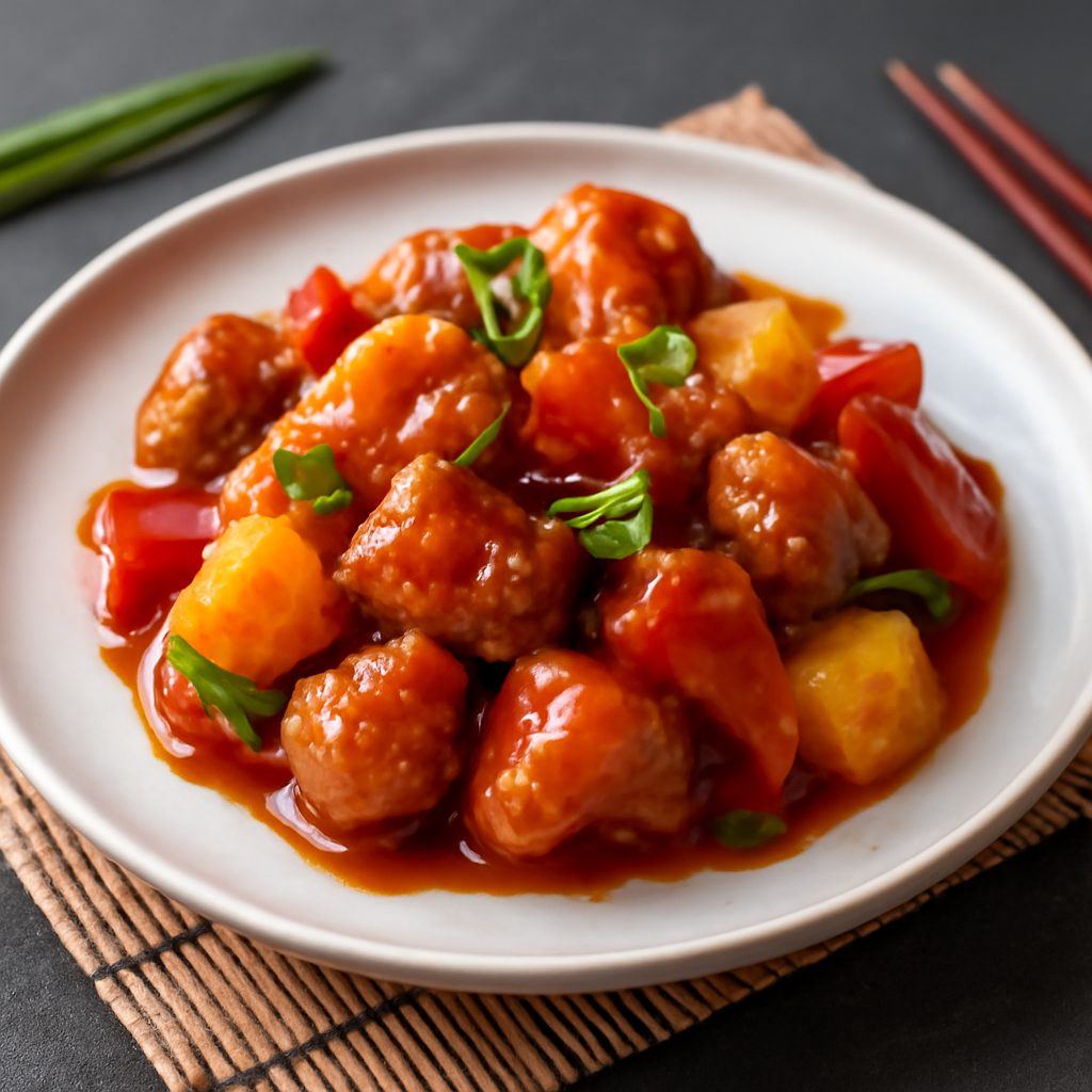 Sweet and Sour Pork - Maiale Agrodolce Low Fat