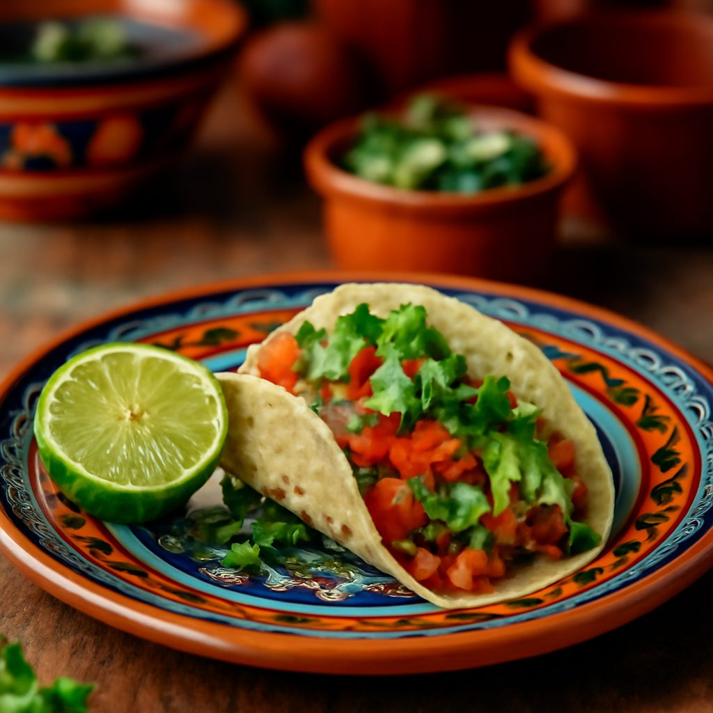 Taco Light al Tonno Affumicato e Salsa Verde Messicana
