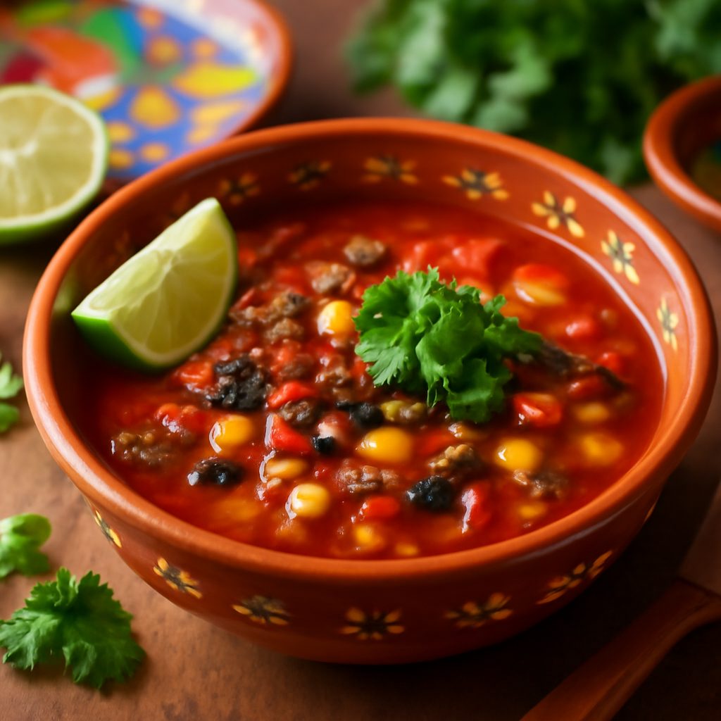 Taco Soup Light low-carb
