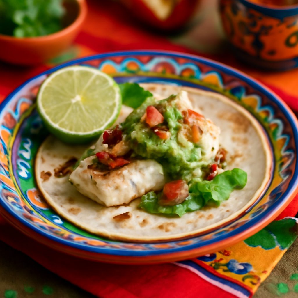Tacos di Pesce alla Griglia con Salsa di Avocado Low Fat