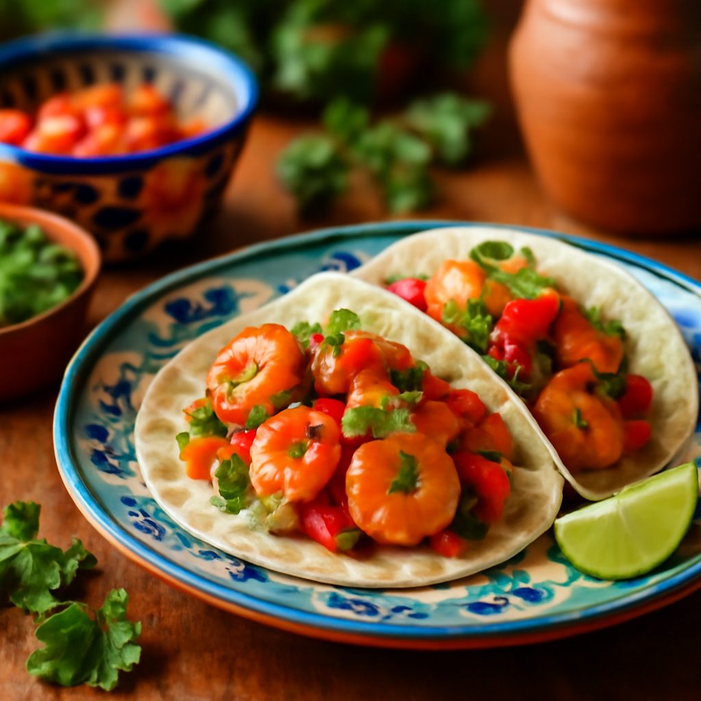 Tacos Piccanti ai Gamberetti