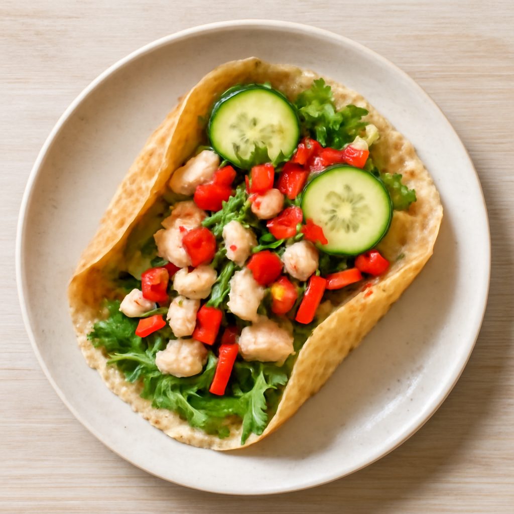 Tacos Proteici Low-Carb con Verdure e Fagioli